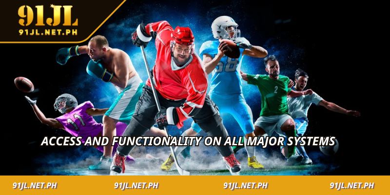 Access and functionality on all major systems