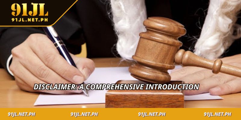 Disclaimer: A Comprehensive Introduction