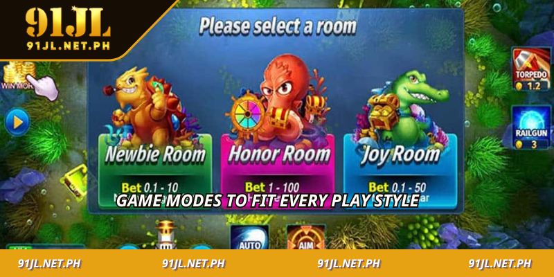 Game modes to fit every play style