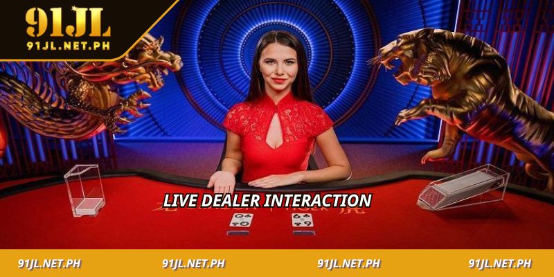 Live dealer interaction