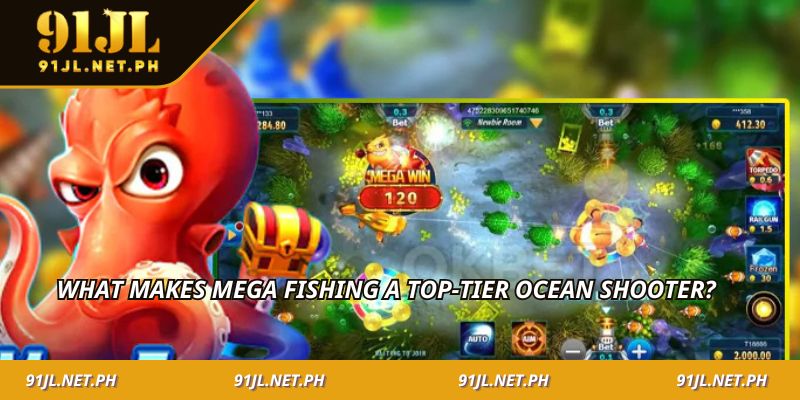 What makes Mega Fishing a top-tier ocean shooter?