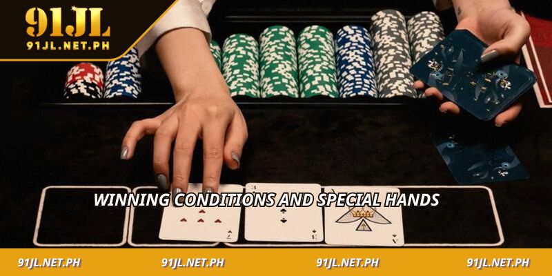 Winning conditions and special hands